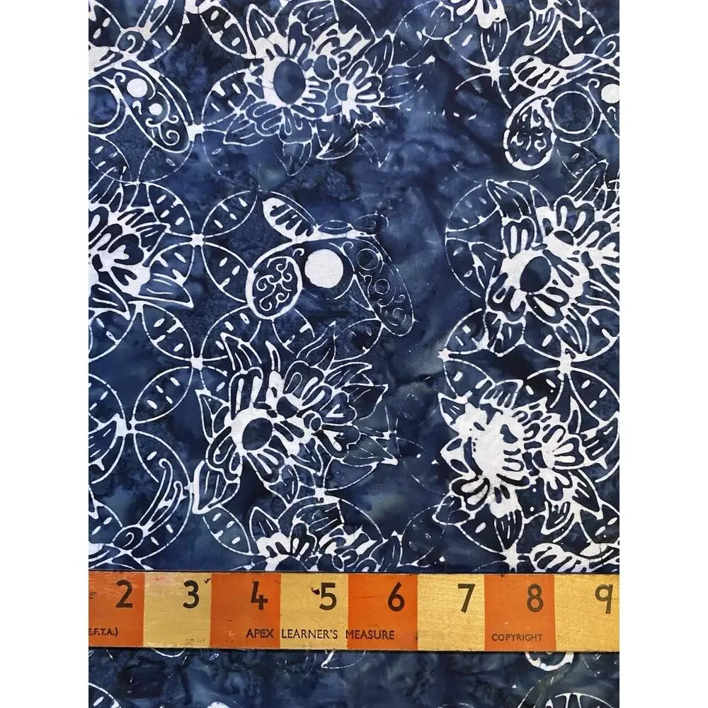8 Batik Print Fabric Samples Lightweight Cotton 22